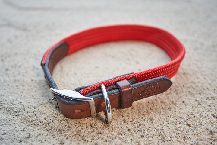 coast-line-2 - Rope & Leather Collar - Collar